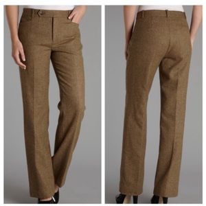 Lauren Ralph Lauren Adelle Houndstooth Plaid Trouser Pant Academia Preppy Size 8